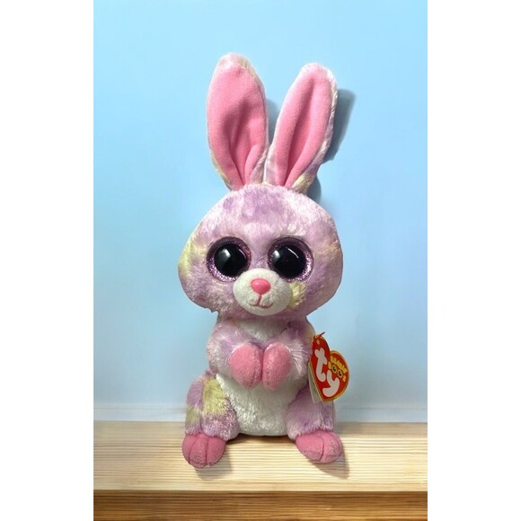 TY Beanie Boos AVRIL 6 Inch Bunny 2016 Retired NEW w/ Tag - Picture 1 of 12